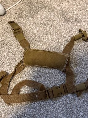 Tactical Chest Rig Strap Harness in Coyote Brown